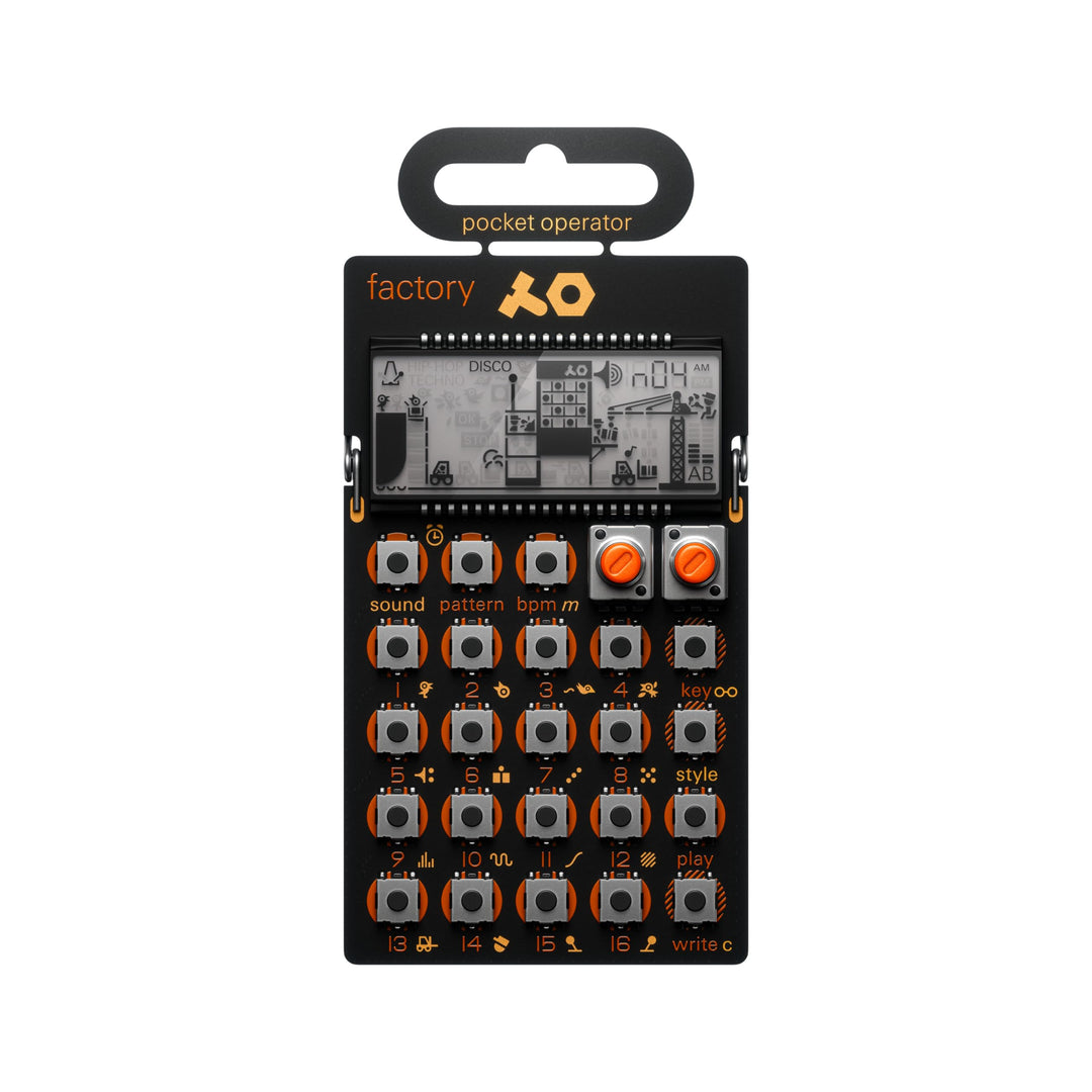 Teenage Engineering PO-16 Factory Pocket Operator - Lead-Synthesizer für Tastenmelodien PO-16 Factor