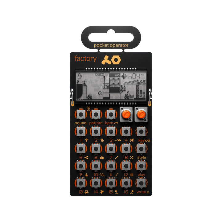 Teenage Engineering PO-16 Factory Pocket Operator - Lead-Synthesizer für Tastenmelodien PO-16 Factor