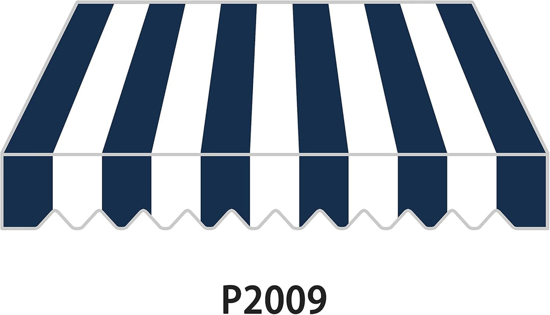 home Trends Markisenstoff 4m Markise mit Volant 4 x 3 m Markisenbespannung ersatzstoff 387 x 300cm B