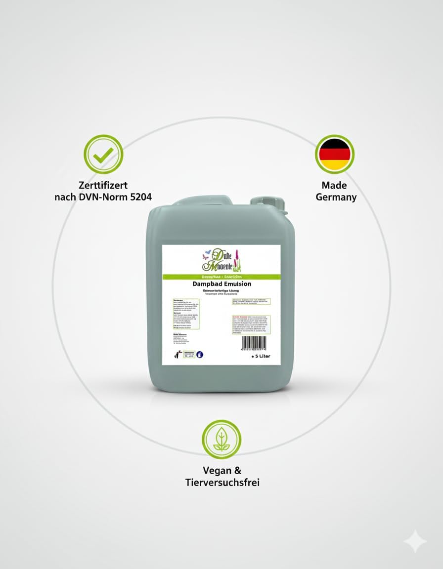 Dufte Momente Dampfbad-Emulsion 10 Liter Cuba Sunset | gebrauchsfertig | Mit Geranium, Mojito & Rum