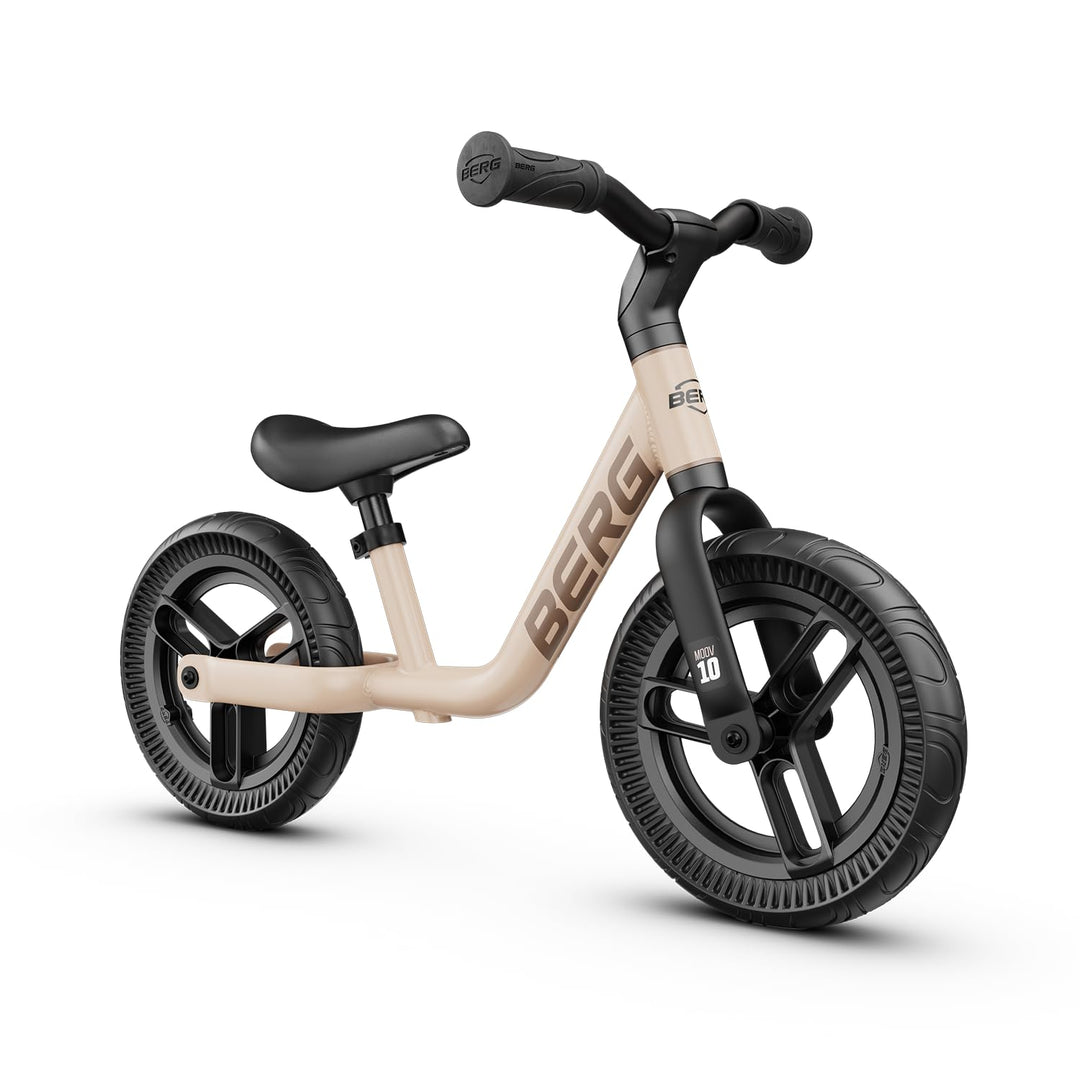 BERG MOOV 10 Laufrad | ab 2 jahre | bis zu 30 kg | 10 Zoll | Lenkrad und Sattel Höhenverstellbar | S