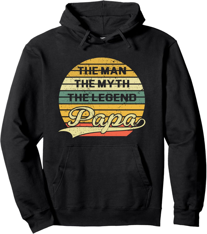 Familie 2021 Lustig Bester Dad der Welt Man Myth Legend Papa Pullover Hoodie