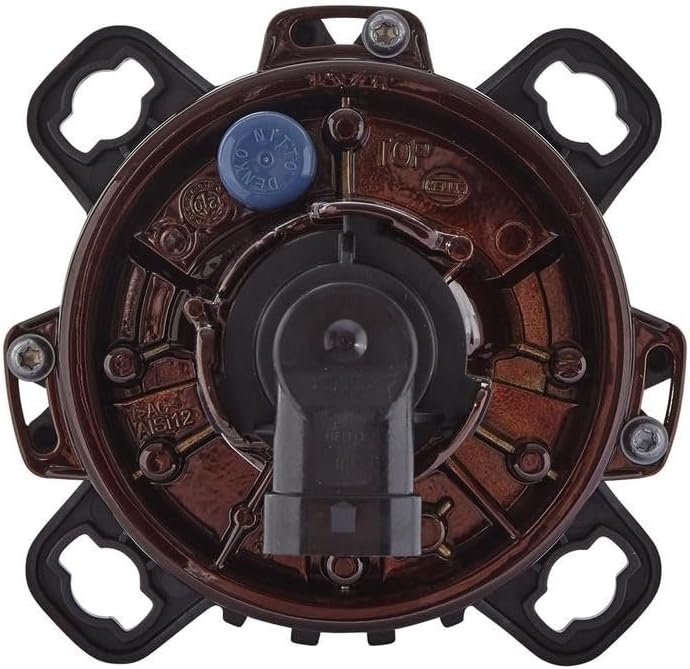 HELLA - Halogen/DE/FF-Hauptscheinwerfer - 90mm Performance - 12V - rund - Einbau - gehärtete Streusc