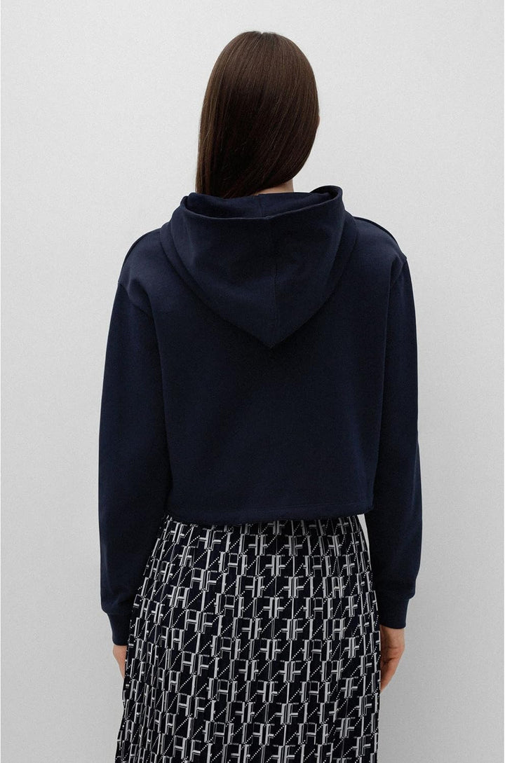 HUGO Damen Kapuzenpullover S Open Blue464, S Open Blue464