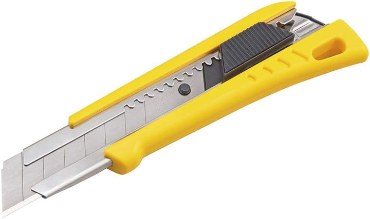 Tajima Hochleistungscutter 22mm, mit 2 Klingen im Griffmagazin, Auto-Blade-Lock.