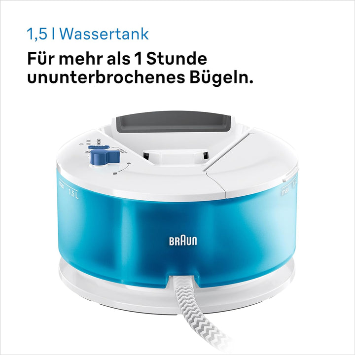 Braun CareStyle Compact IS 2143 Dampfbügelstation - Dampfbügeleisen mit FreeGlide 3D Bügelsohle, Ver