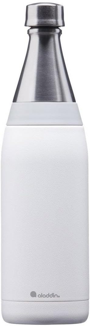 Aladdin Fresco Thermavac Trinkflasche Edelstahl 0.6L Snowflake White – Thermosflasche Auslaufsicher