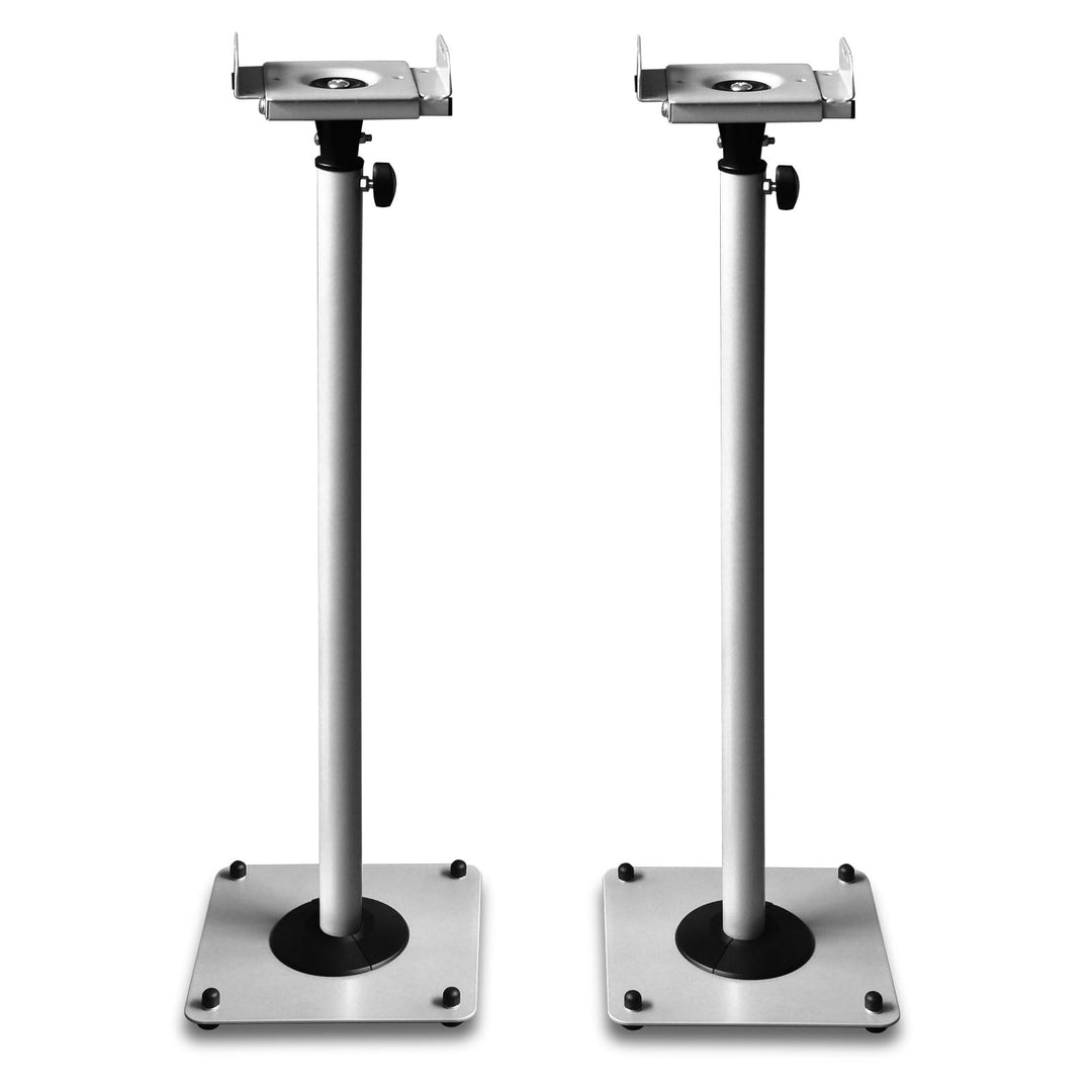 2 Stück Boxenständer aus Metall - Laustsprecherständer Boxen Lautsprecher Stative - höhenverstellbar