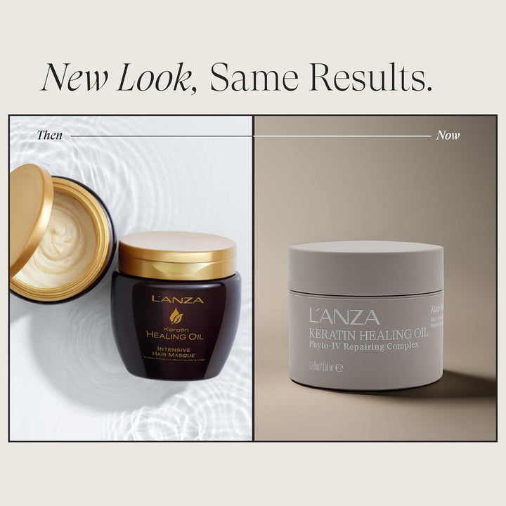 L'anza Healing Keratin Oil Intensiv Hair Masque 210ml [7.1 floz] 210 ml (1er Pack) Haarmaske, 210 ml
