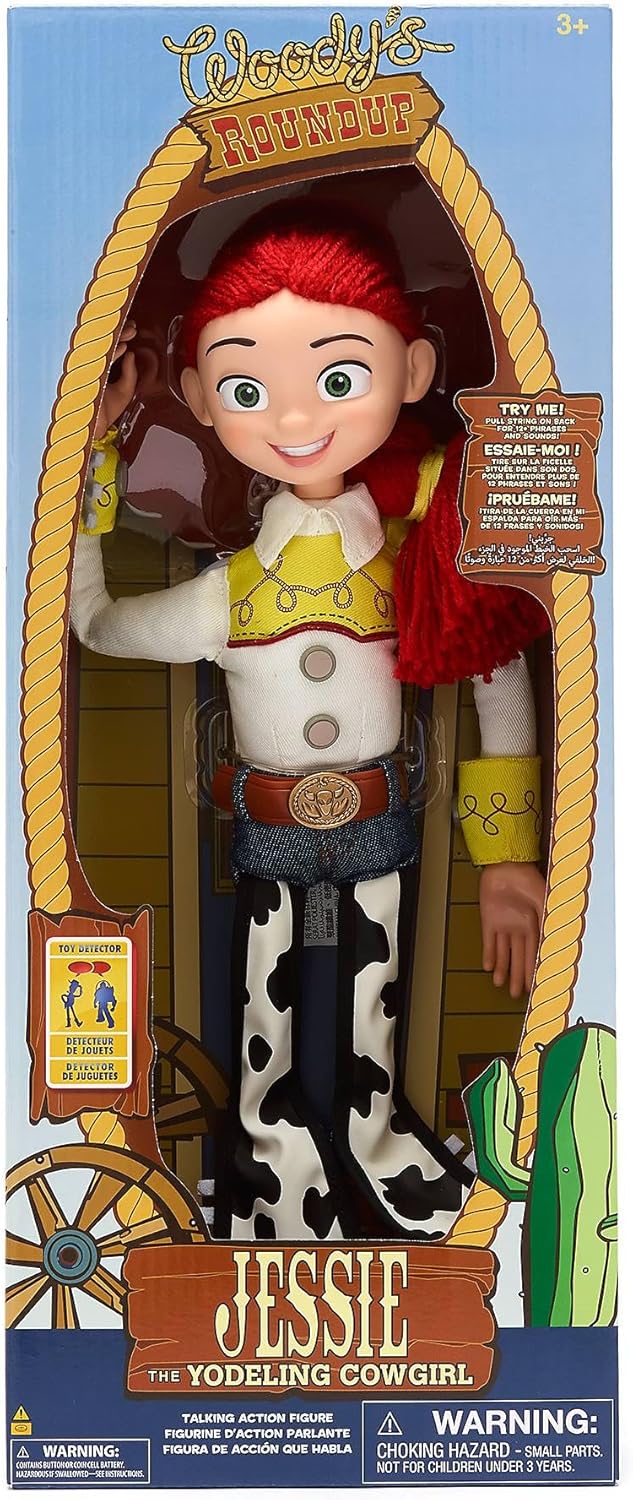 Disney Store Official - Pixars Toy Story - Jessie - Interaktive sprechende Actionfigur - 36 cm - Cow