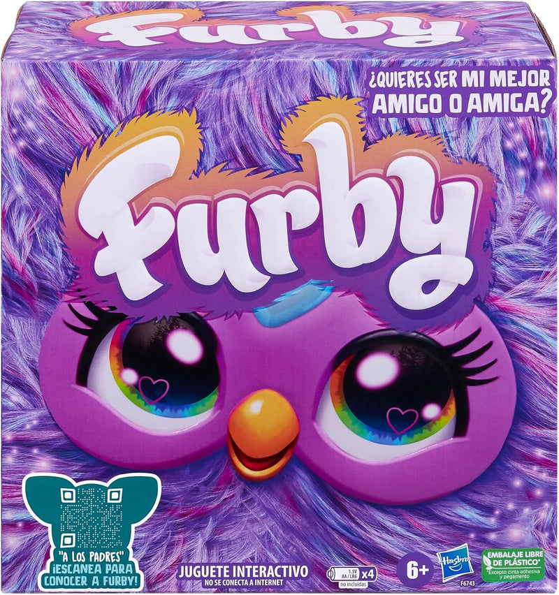 Hasbro Furby Interaktives Spielzeug, Lila Sprachaktiviert, für Jungen und Mädchen ab 6 Jahren, 15 Mo