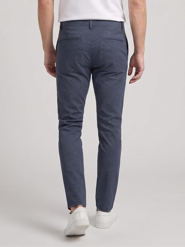Rock Creek Herren Chino Hose Slim Fit Business Hosen RC-2154 29W / 30L Blau, 29W / 30L Blau