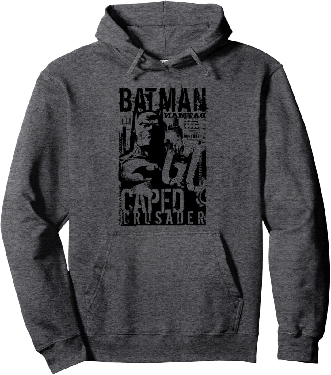 Batman Caped Crusader Pullover Hoodie