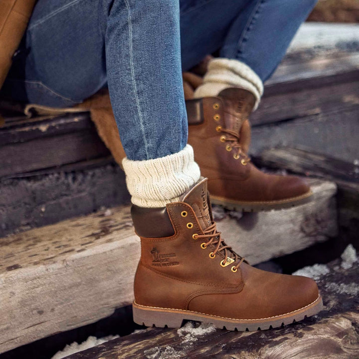 Panama Jack Herren Panama 03 Igloo Kurzschaft Stiefel 40 EU Braun Napa Grass Cuero Bark, 40 EU Braun