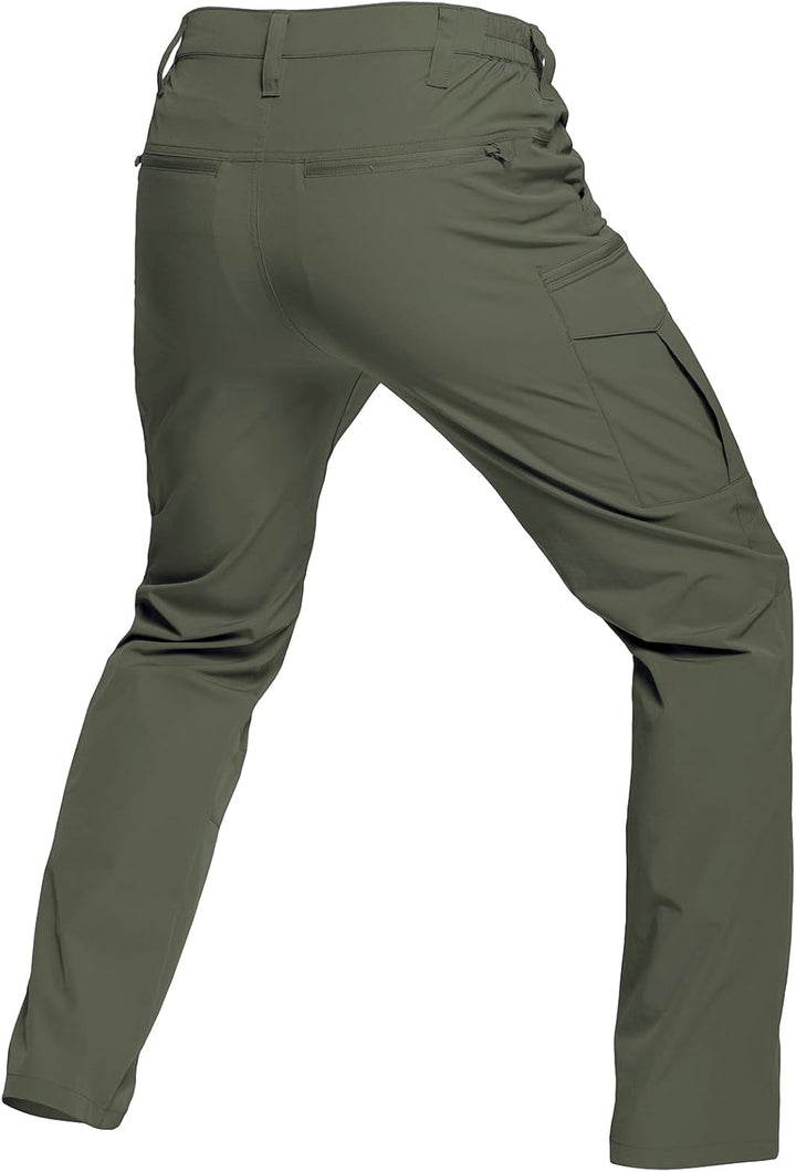 CARWORNIC Herren Schnelltrocknend Taktisch Hose Leicht Wanderhose Angelhose Stretch Cargohose 30W /