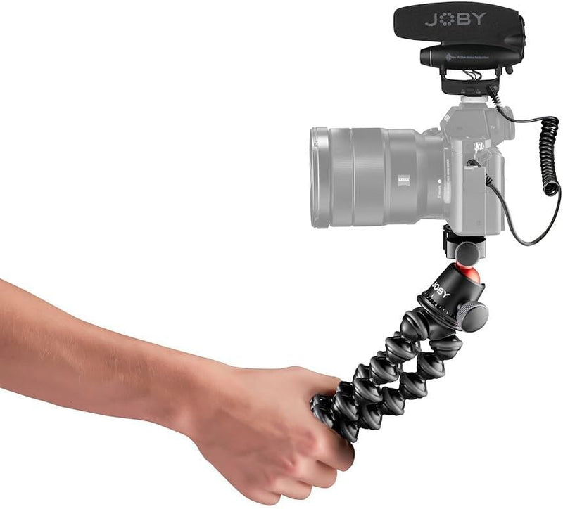 JOBY GorillaPod PRO Vlogging Kit, Ultimatives Kamerakit, GorillaPod 3K PRO, Wavo PRO, Supernieren-St