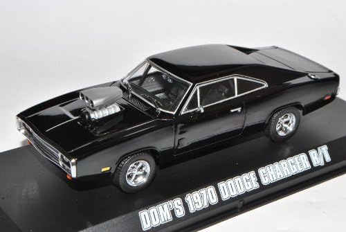 Greenlight The Fast and The Furious Diecast Modell 1/43 Dom's 1970 Dodge Charger Mit Wunschkennzeich