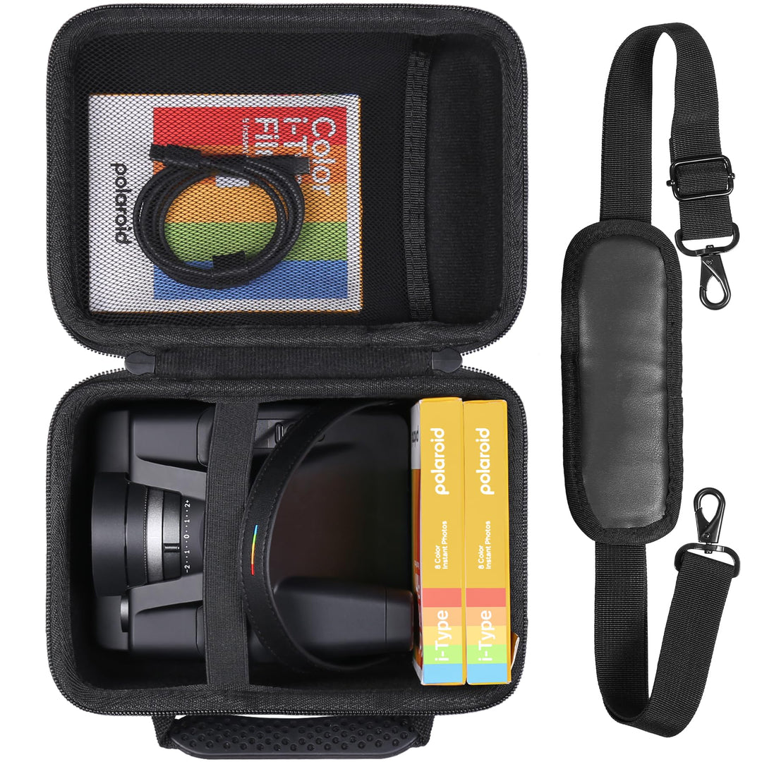 co2CREA Hart Tragbare Schutzhülle Etui Tasche für Polaroid I-2 Instant Camera,Kameratasche kompatibe