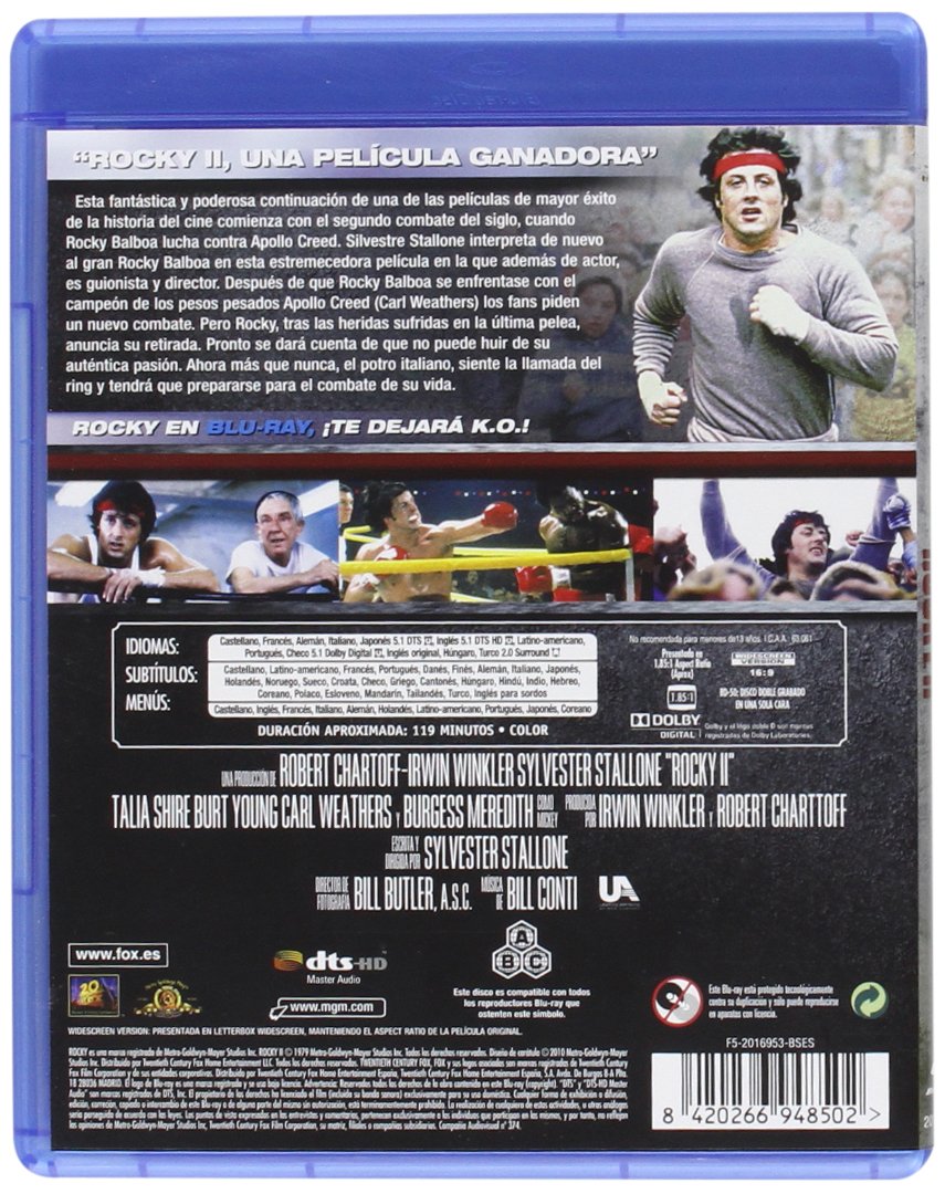 Rocky II [Blu-ray], Blu-ray