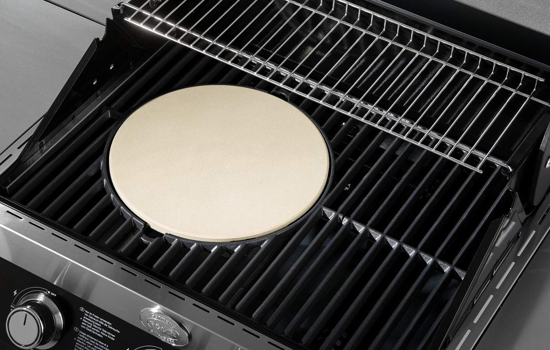 RÖSLE VARIO Wok, Hochwertiger Wok aus emailliertem Gusseisen zum scharfen Anbraten & VARIO Pizzastei