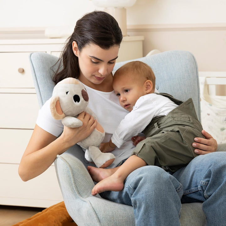 Tiny Love Kuscheltier Koala Snuggly Buddy, Baby Spielzeug, 0+ Monate, Atmendes Kuscheltier mit beruh