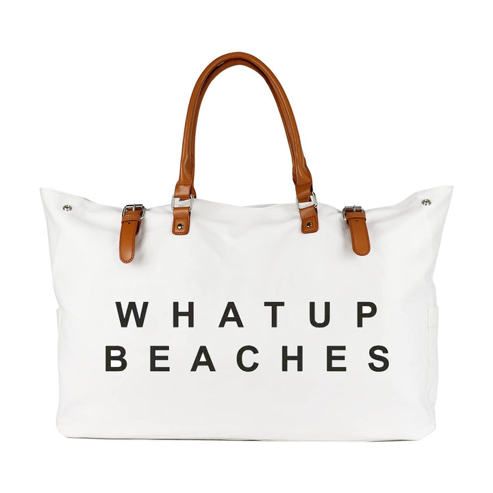 Strandtasche für Damen, wasserdicht, sanddicht, Weiss Whatup Strände, Whatup Strände