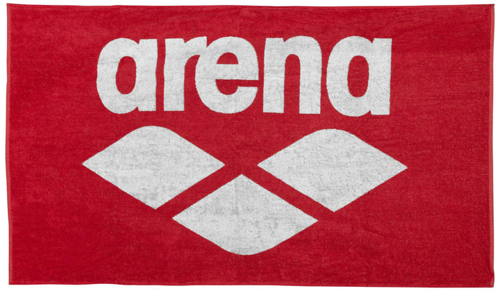 ARENA Pool Soft Baumwolle Unisex Erwachsene, Unisex - Erwachsene 150x90cm Red-white, 150x90cm Red-wh