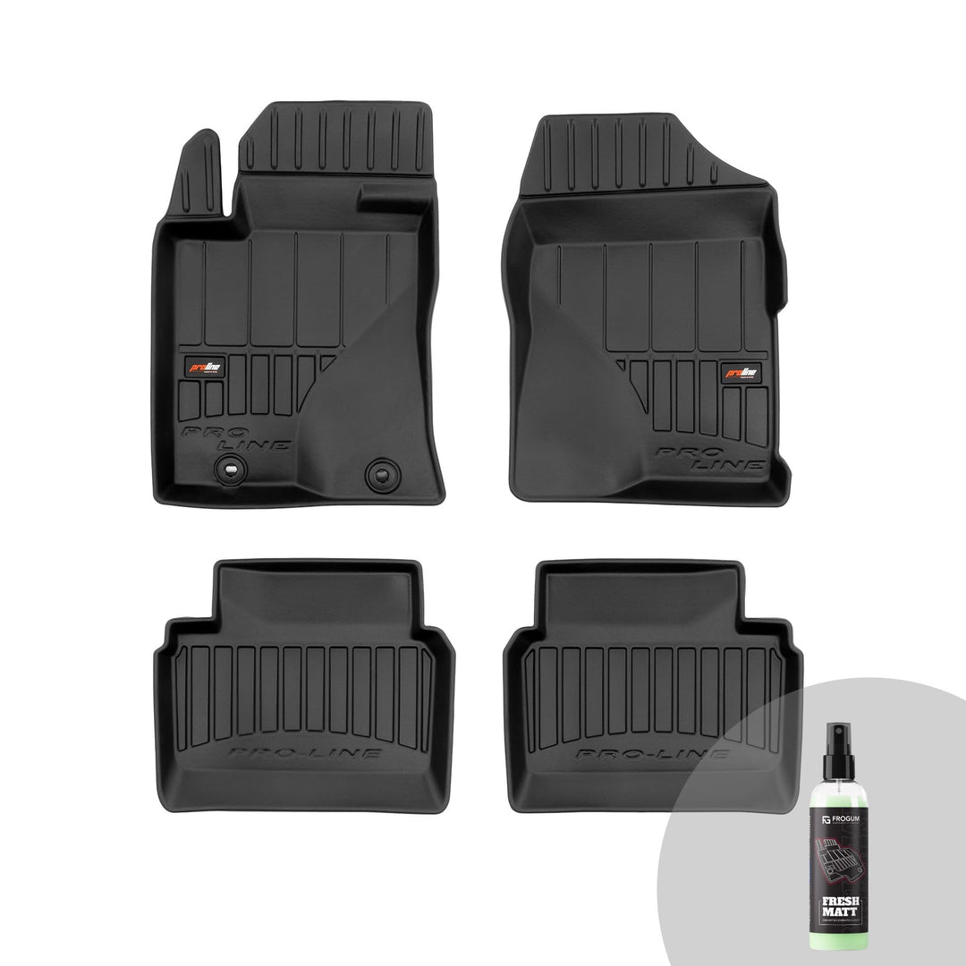FROGUM ProLine 3D Gummimatten Exklusiven Auto Fussmatten Autofussmatten für Toyota Avensis II 2003-2