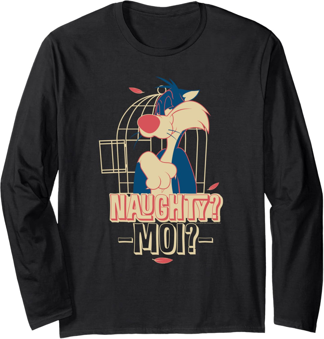 Looney Tunes Sylvester Naughty Moi? Langarmshirt