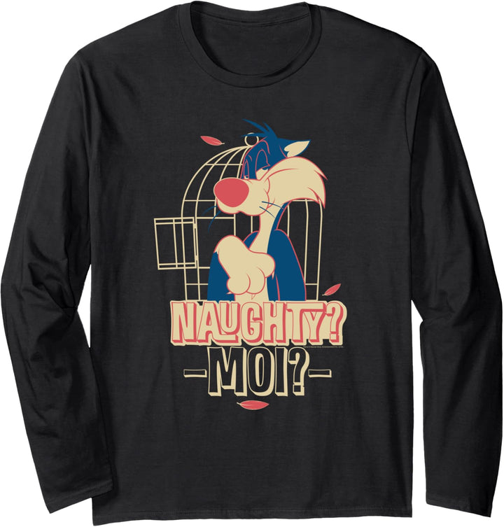 Looney Tunes Sylvester Naughty Moi? Langarmshirt