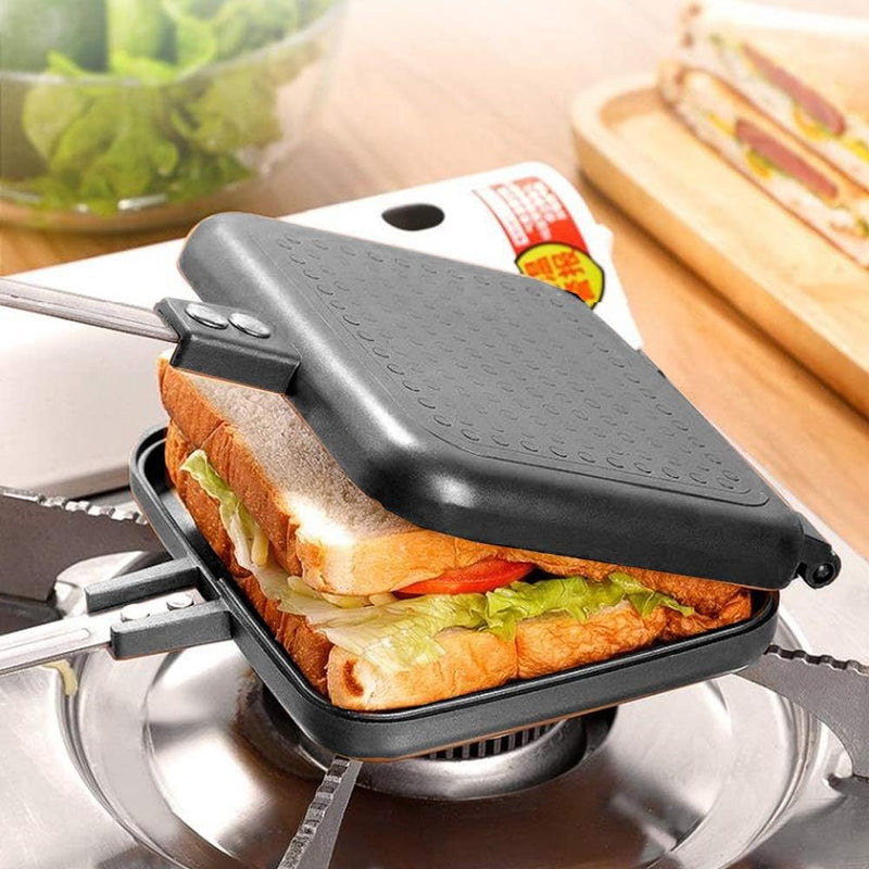 TAMUME Induktions Sandwichtoaster Antihaft-Tortenbügeleisen mit Stabilem Griff, Toastie Sandwich Mak