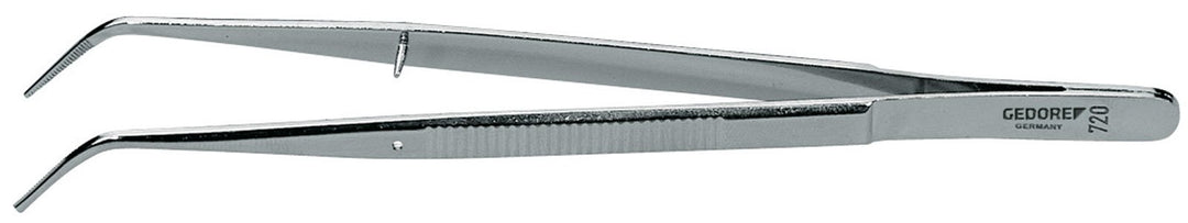 Pinzette, gewinkelte Spitzen, 150 mm