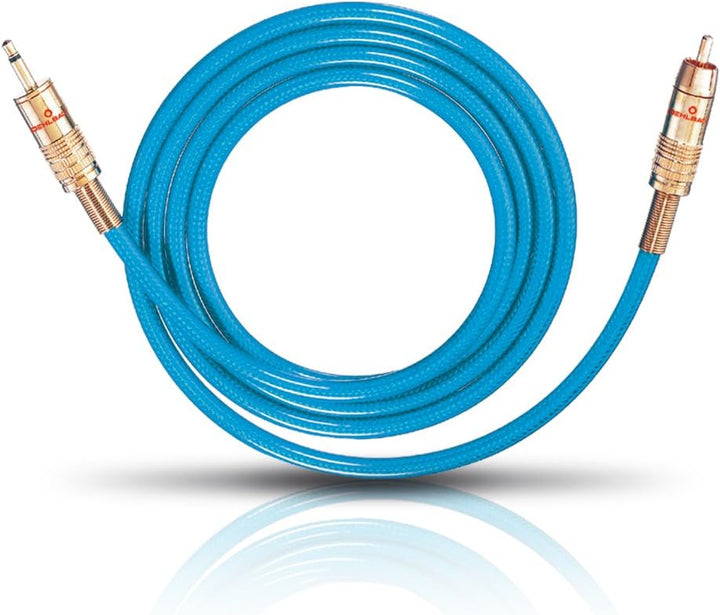 Oehlbach NF 113 DI 500 - Digitales Audio-Cinchkabel - Hochwertiges S/PDIF Koaxialkabel, Mehrfach Sch