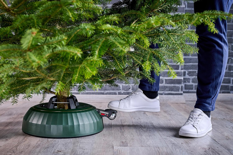 KRINNER® X-Series Deluxe Christbaumständer X-320 Deluxe Weihnachtsbaumständer NEU inkl. Fusspedal mi