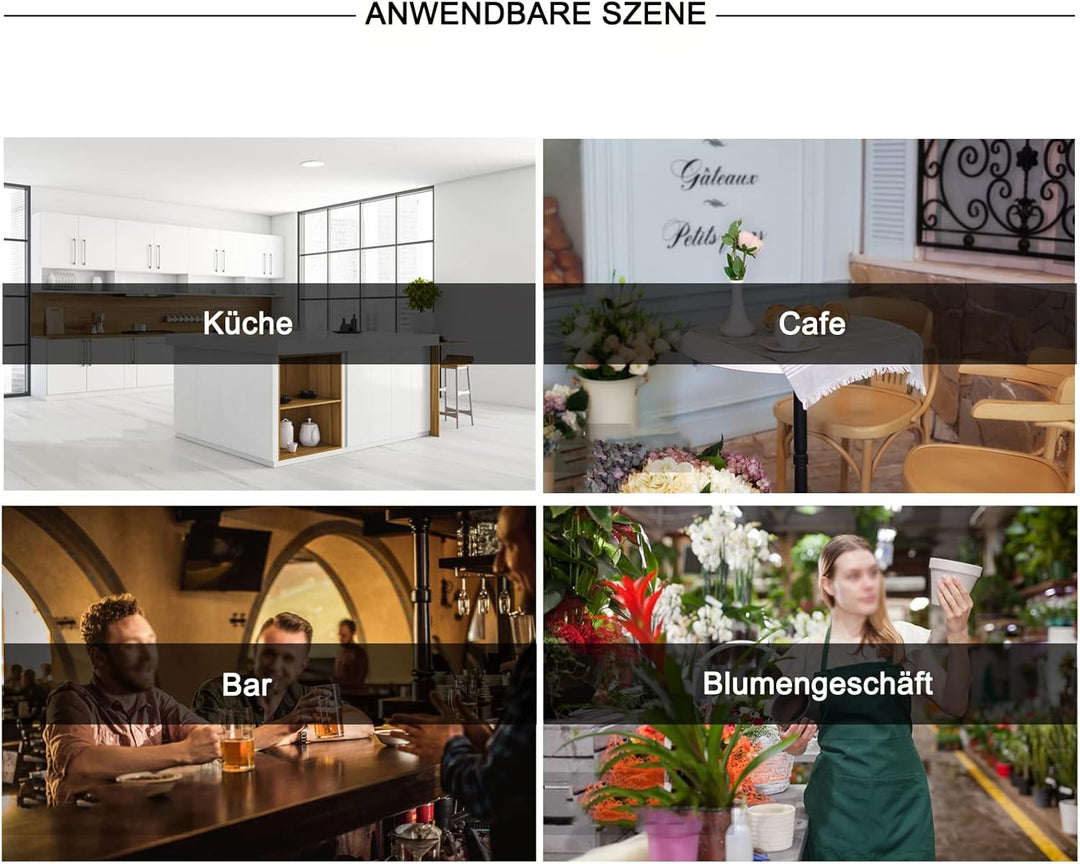 KEPMOGOH Deckenregal Weinregal mit Glashalter, Schwebendes Hängeregal 2-Lagiger Industrieller Hängen