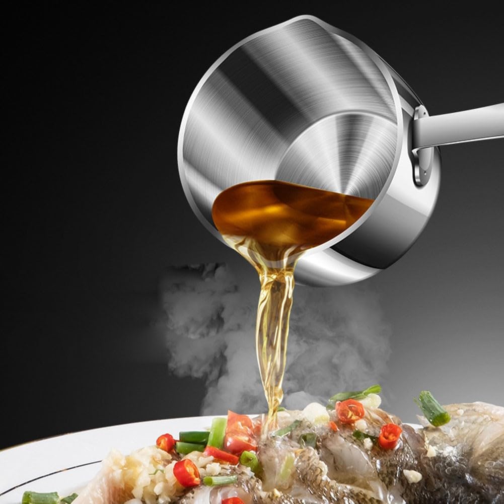 Edelstahl-Milchtopf, Topf, Sosse, kleine Saucenpfanne, antihaftbeschichtet, 260 ml, 260 Ml