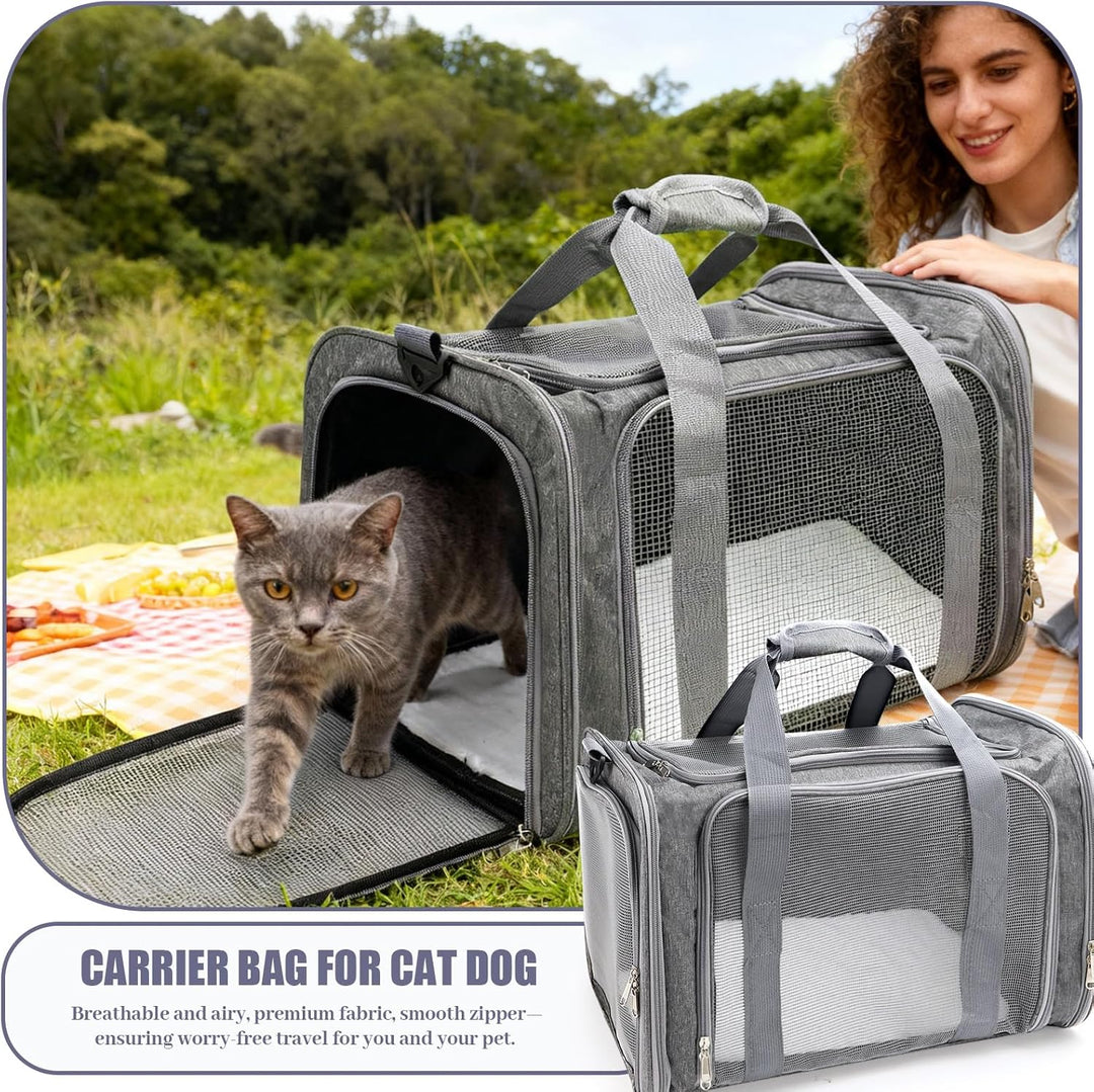 Transporttasche für Katze Hund Katzenboxe Hundetransportbox Katzen Transportboxen Tragbar Faltbare H