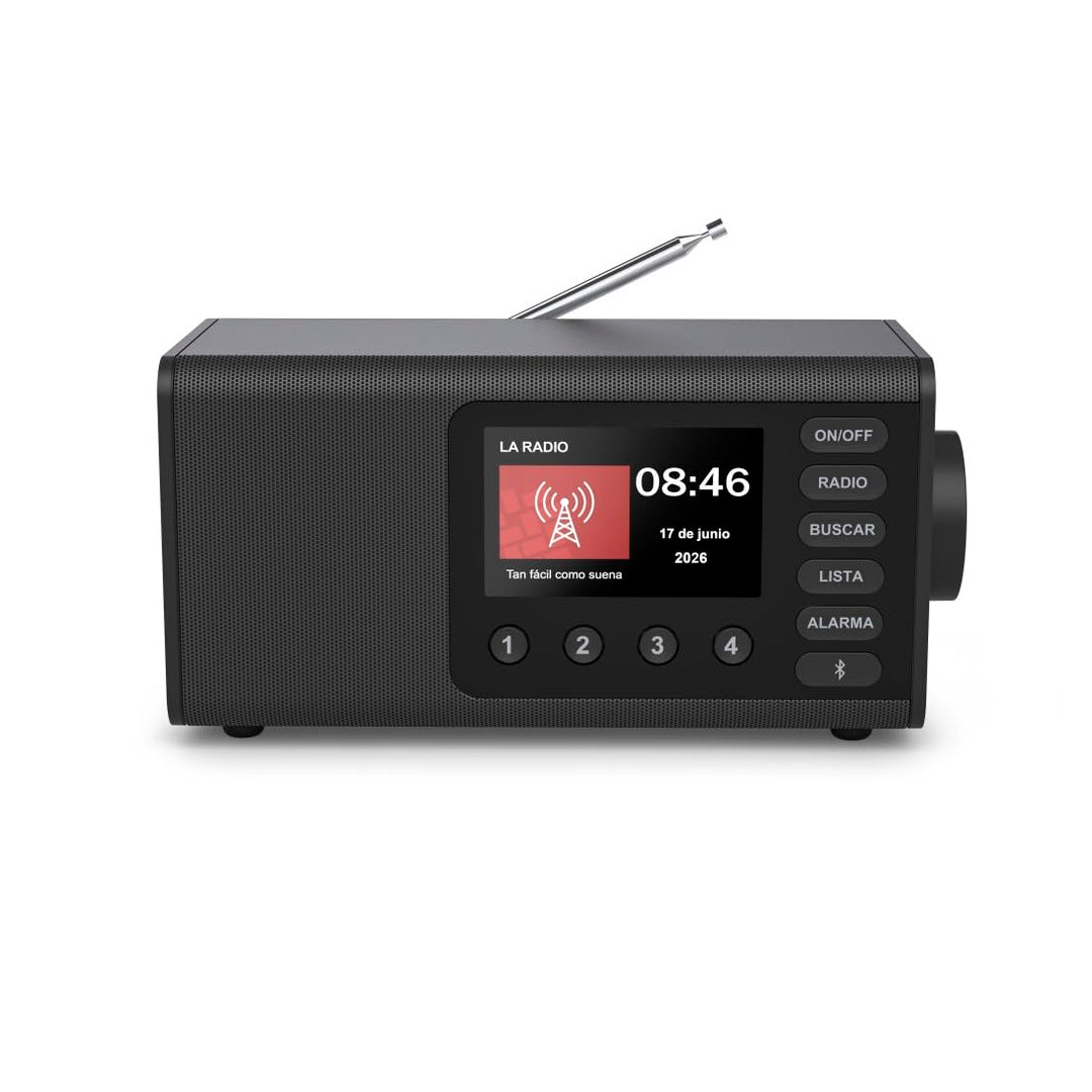 Hama | Digitales DAB/DAB+ und FM Radio mit Bluetooth. (Tischradio mit Farbdisplay, kabelloser Lautsp