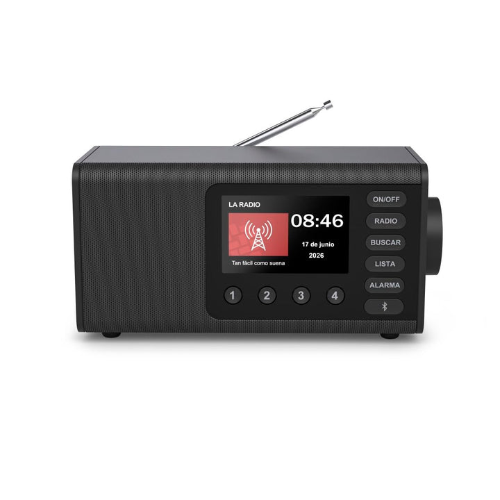 Hama | Digitales DAB/DAB+ und FM Radio mit Bluetooth. (Tischradio mit Farbdisplay, kabelloser Lautsp