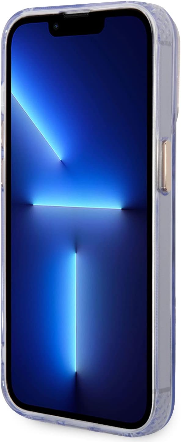GUESS GUHMP14XHTCMU Hülle für iPhone 14 Pro Max 6,7" Violett Hard case Gold Outline Translucent