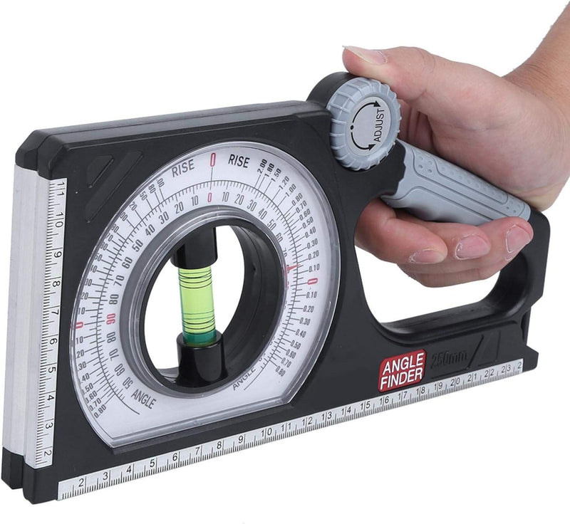 Universelles Neigungswinkelmessgerät, Dual-Scale-Rotations-Pitch-Finder mit Füllstandsfläschchen mit