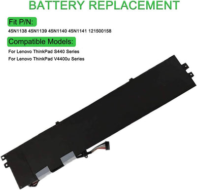 XITAIAN 14.8V 46Wh 3100mAh 45N1138 45N1139 45N1140 45N1141 121500158 Ersatz Laptop Akku für Lenovo T