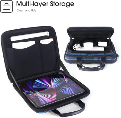 Smatree 11 Zoll iPad Tragetasche Hartschale, Kompakt und Stossschutz, Tasche Kompatibel mit 10,2" 10