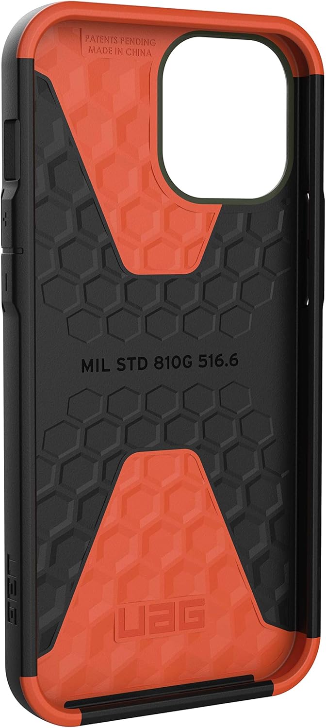 Urban Armor Gear Civilian Hülle Apple iPhone 12 Pro Max (6,7" Zoll) Schutzhülle (Wireless Charging k