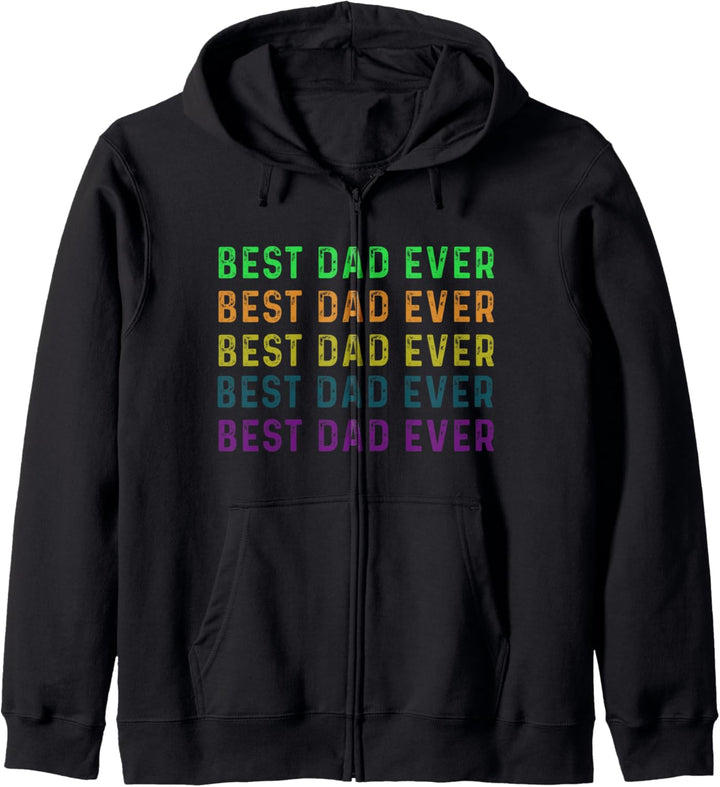 Bester Vater Überhaupt Bunt Dad König Stolzer Familie Daddy Kapuzenjacke
