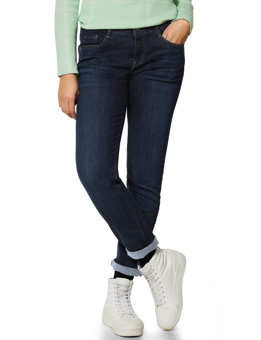 Street One Damen Jeanshose 26W / 30L Blue Rinsed Wash, 26W / 30L Blue Rinsed Wash