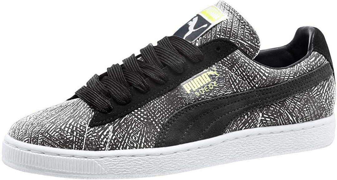 PUMA Suede Mis-Match Round Toe Suede Sneakers