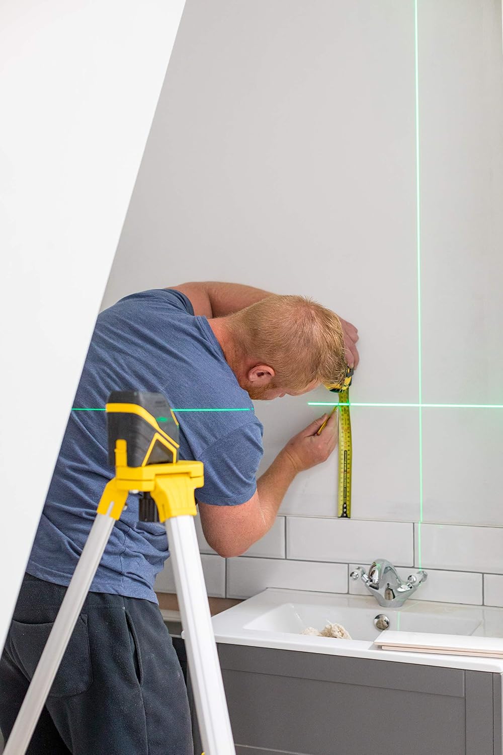 Stanley FatMax Kreuz- &amp; Linienlaser FCL-G grün FMHT77586-1 (mit grüner Laser-Diode, horizontale &amp; ve