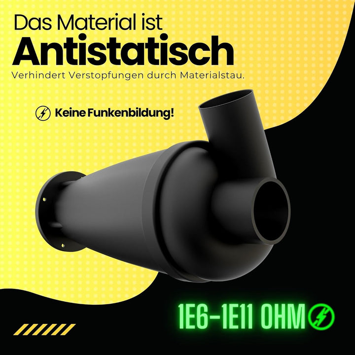 Zyklonabscheider - Absaugung Werkstatt - Absauganlage Späneabsauganlage - Cyclone Dust Collector - A