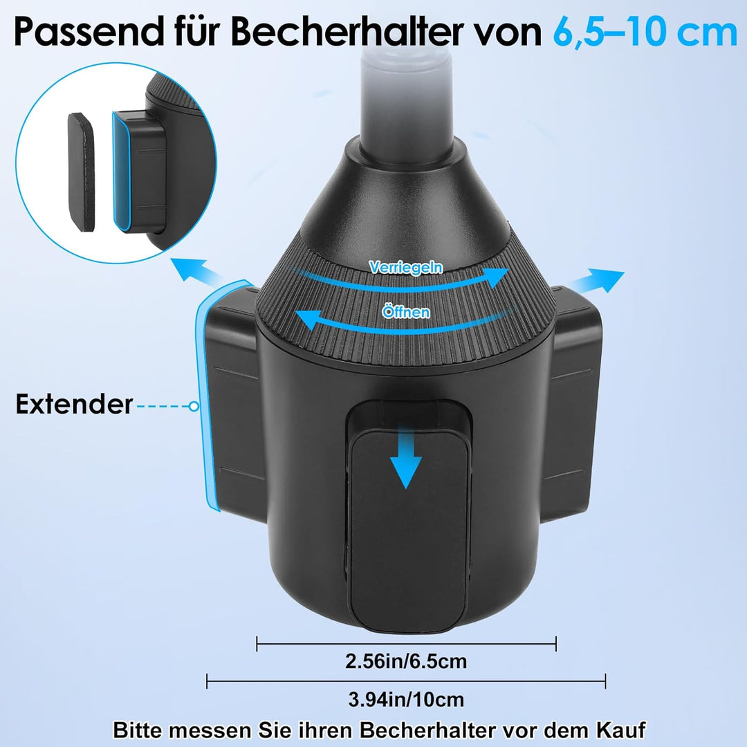 EEEKit 2-in-1 Auto Handyhalterung, Magnetische Getränkehalter & Lüftung Halterung, KFZ Becherhalteru